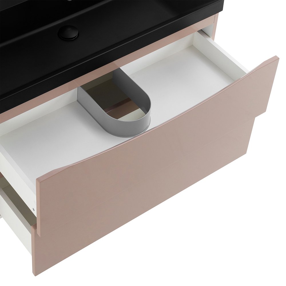 Тумба с раковиной BelBagno Marino 90 бежевый матовый - 10