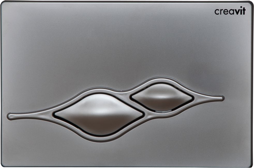 Кнопка смыва Creavit Ufo, хром матовый GP1003.00 - 0