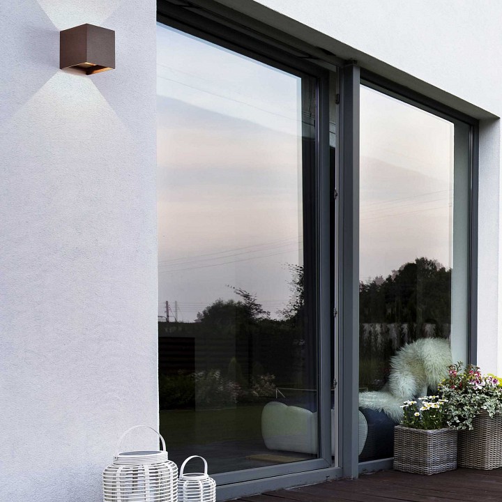 Уличный настенный светодиодный светильник Mantra Davos 7650 - 1