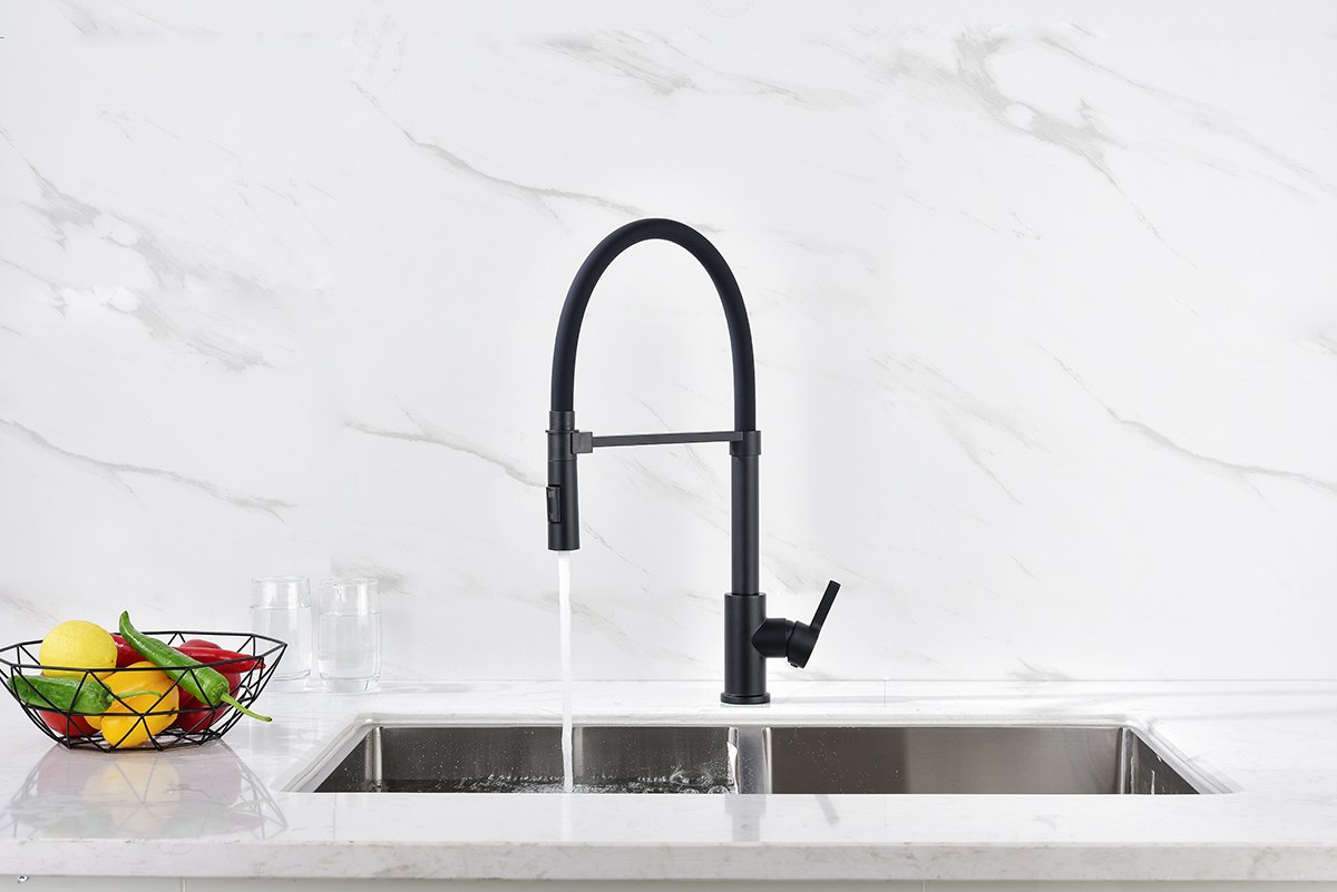 Смеситель для кухни Paulmark Halt темно - серый матовый Ha214021-401 - 1