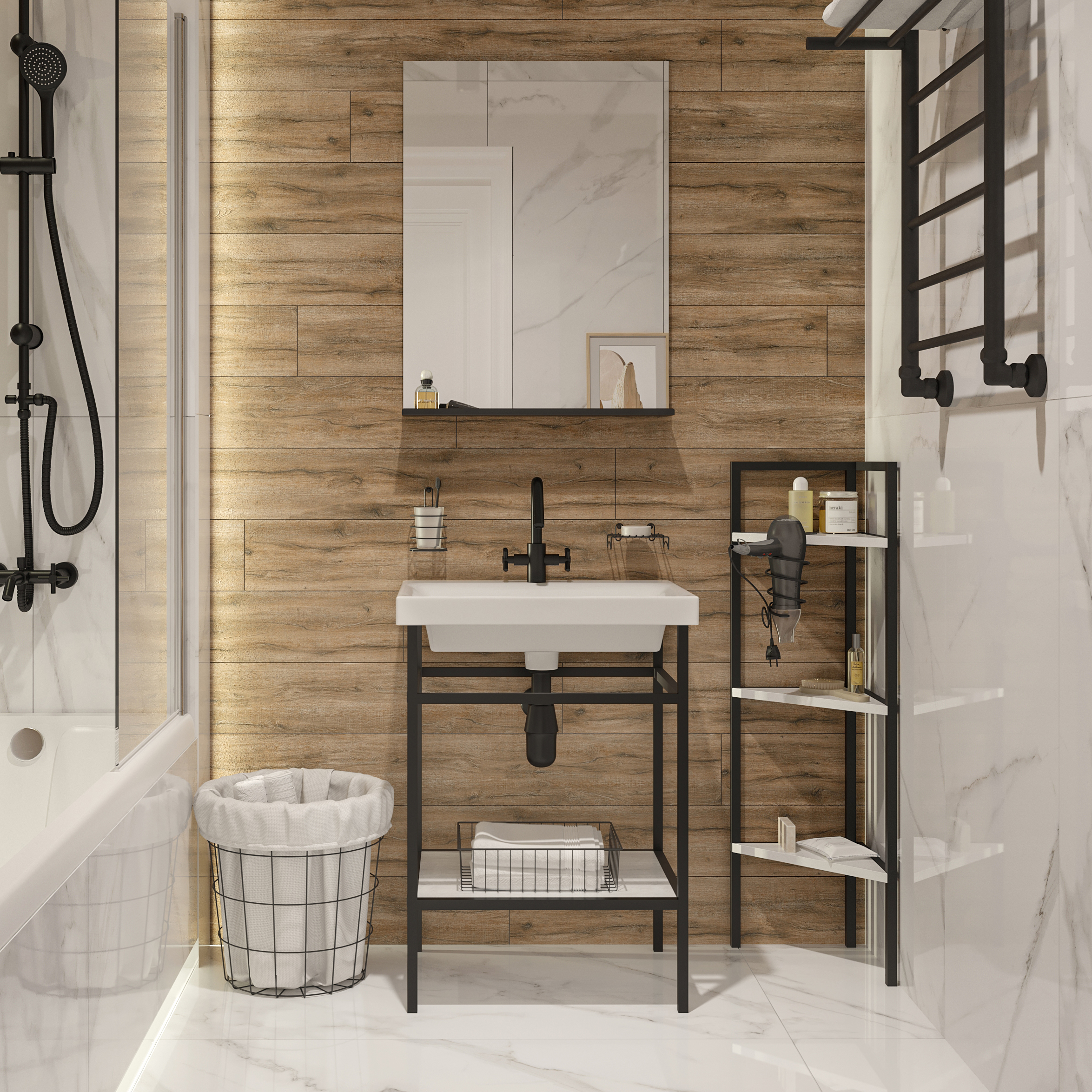 Мебель для ванной DIWO Смоленск 60 с раковиной Moduo 60 483933 - 0