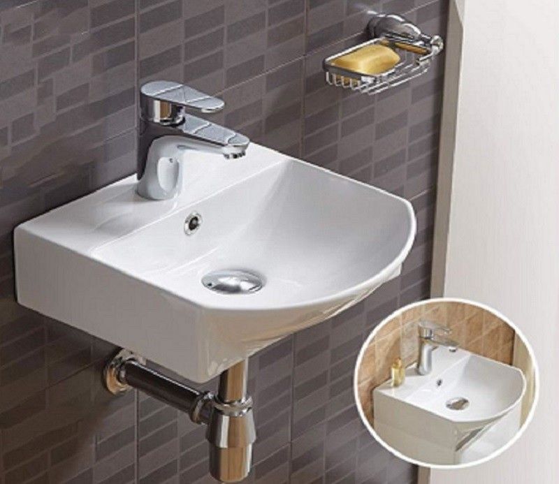 Раковина накладная Ceramalux N 35 белый  78014B - 1