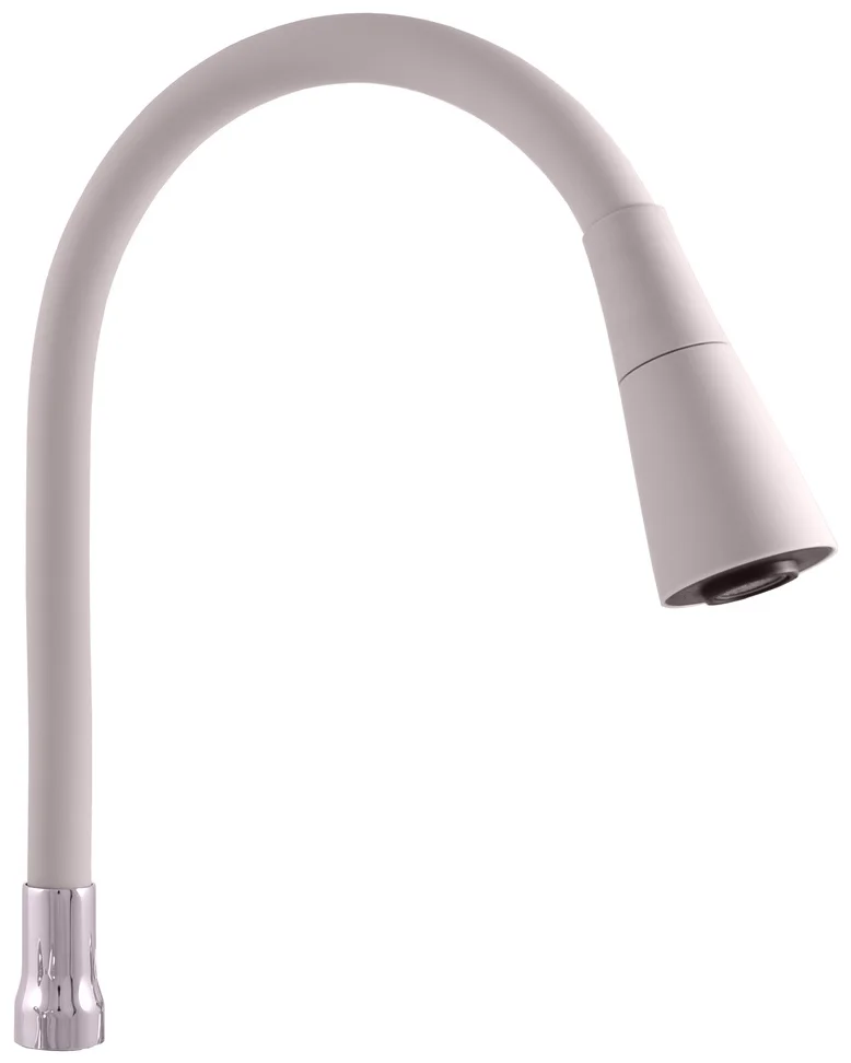 Смеситель для кухни Rav Slezak Sazava с гибким изливом серый матовый - хром SA506.5/13S - 4