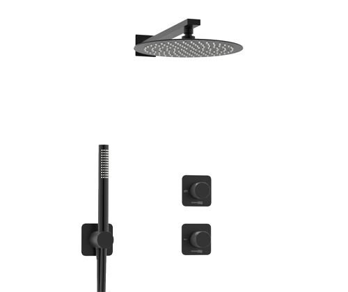 A5251.299.219.258.302.242.217  Встраиваемый комплект для душа с верхней душевой насадкой и лейкой - 0