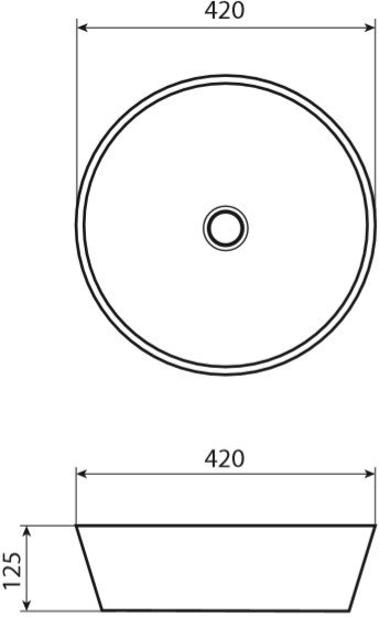 Раковина Allen Brau Liberty 42, белая 4.32002.20 - 3