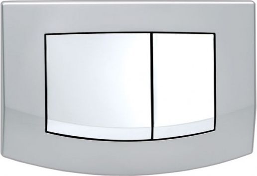 Кнопка смыва TECE Ambia 9240253 матовый хром, кнопка хром - 0