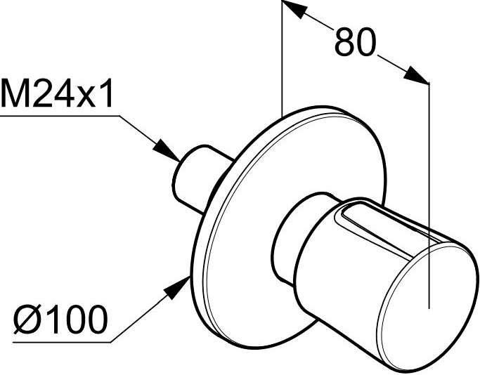 Переключатель потоков Kludi Balance на два потребителя 528478775 - 1