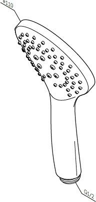 Душевая лейка AM.PM Gem F0290100 - 1