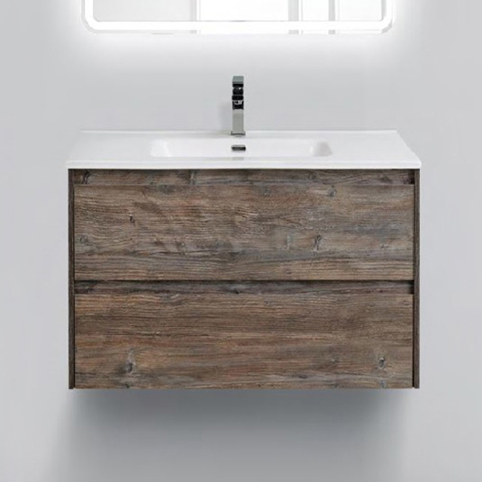 Тумба под раковину BelBagno Kraft 90 темное дерево KRAFT-900-2C-SO-PP - 0