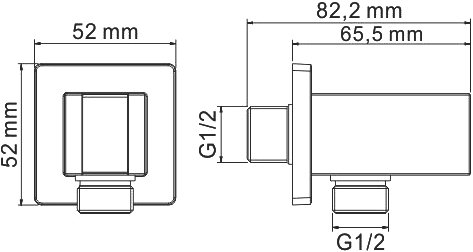 Шланговое подключение Wasserkraft A086 - 1