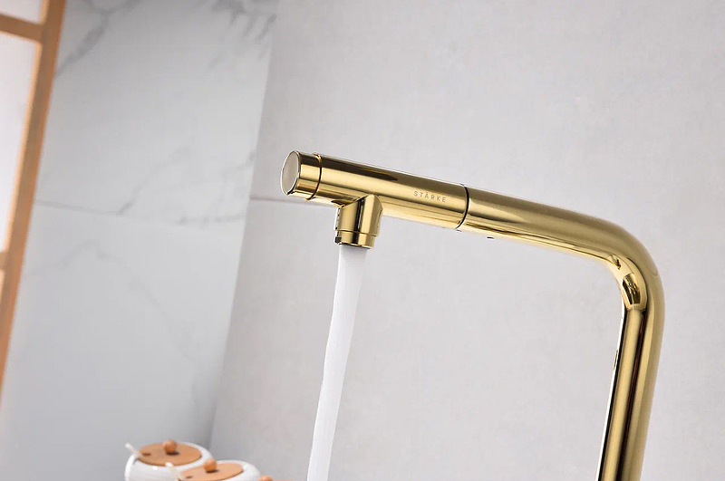 Смеситель для кухни Paulmark Viper золото Vi213105-G - 12