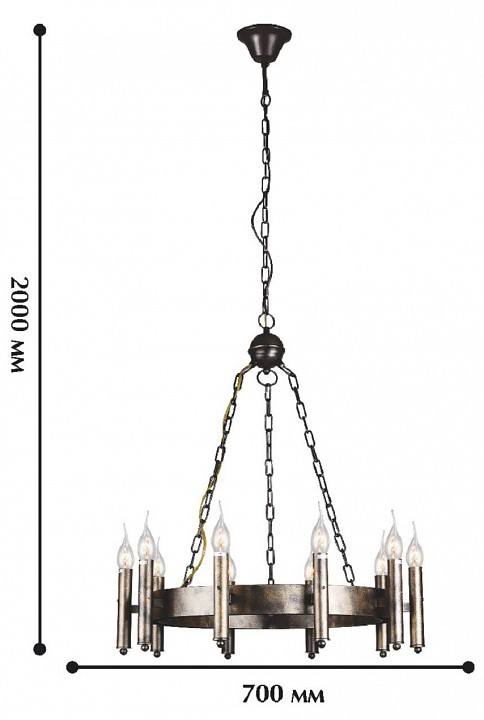Подвесная люстра Favourite Fortezza 1144-10P - 1
