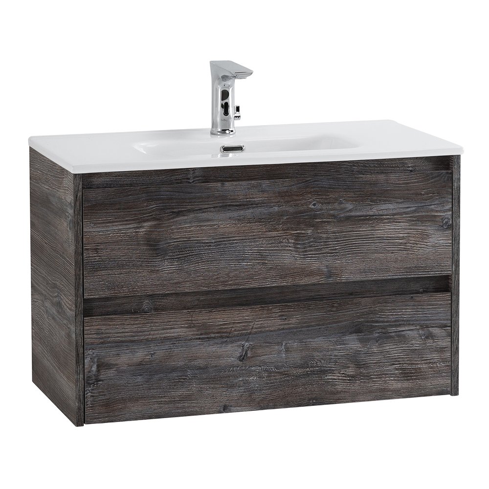 Тумба под раковину BelBagno Kraft 39 80 темное дерево KRAFT 39-800/390-2C-SO-PP - 1