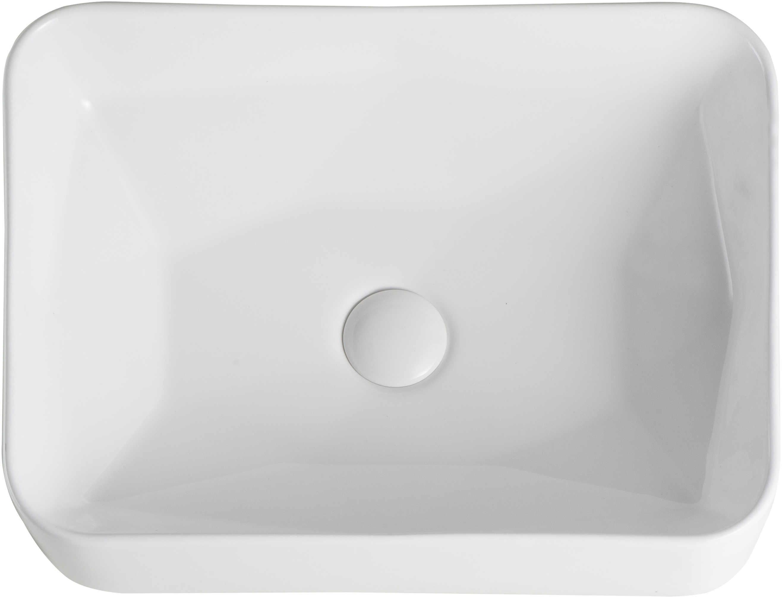 Раковина STWORKI Карлстад KS-01RN , накладная чаша , на столешницу , 50 см , без отверстия под смеситель - 3