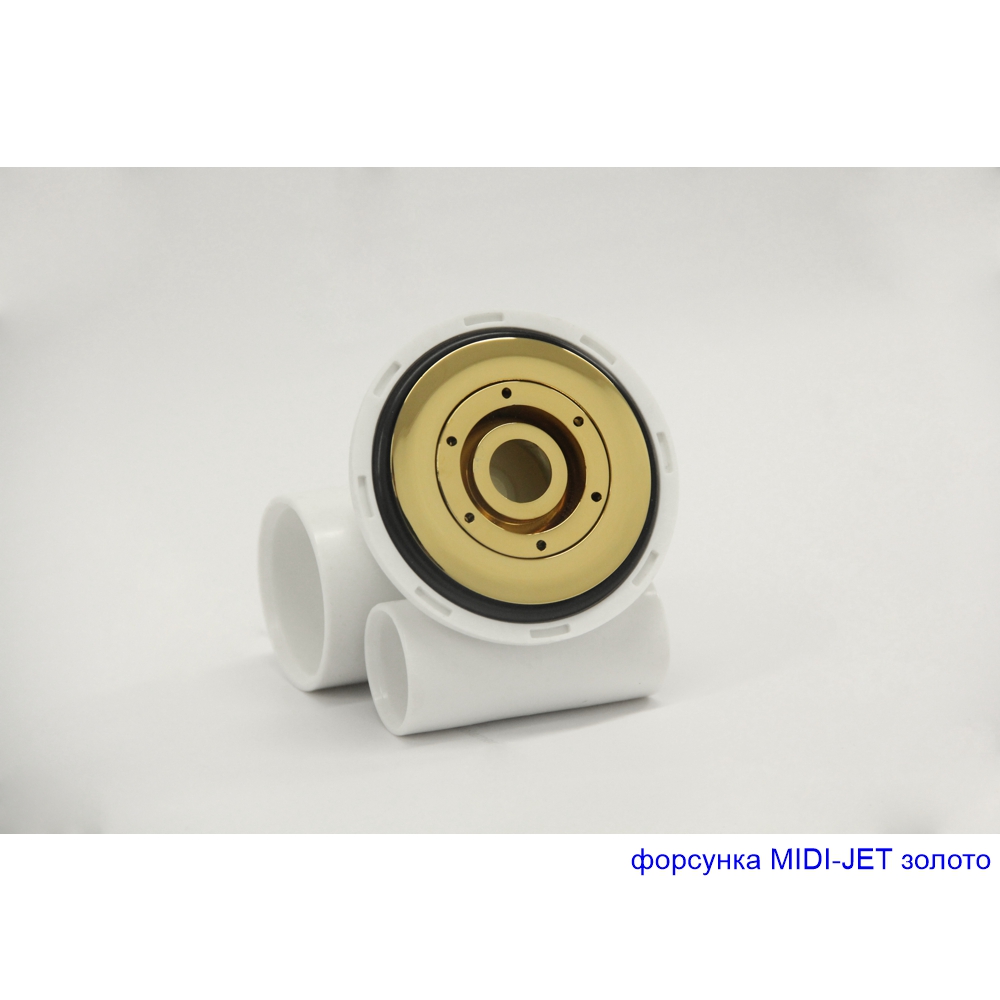 Ванна акриловая Excellent Heaven Slim Smart 170х75 с гидромассажем белый - золото WAEX.HEV17S.SMART.GL - 1