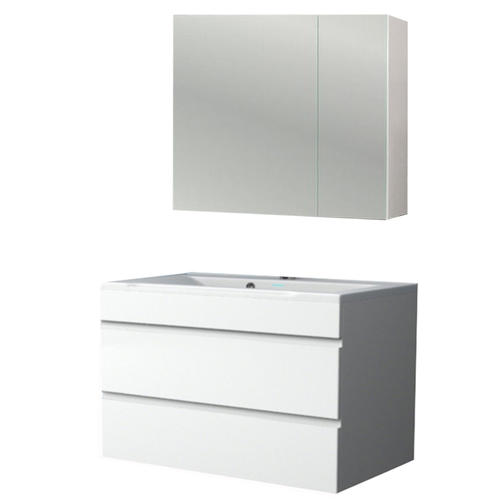 Тумба под раковину подвесная Stella Polar Памелла 70 белая SP-00000670 - 2