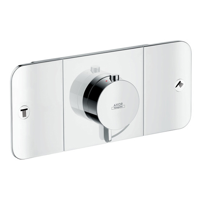 AX One Встраиваемый термостат для душа  на 2 источника и 1 доп.потребитель, цвет: хром 45712000 - 0