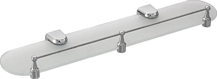 Полка стеклянная Wasserkraft Berkel 50 хром K-6844 - 0