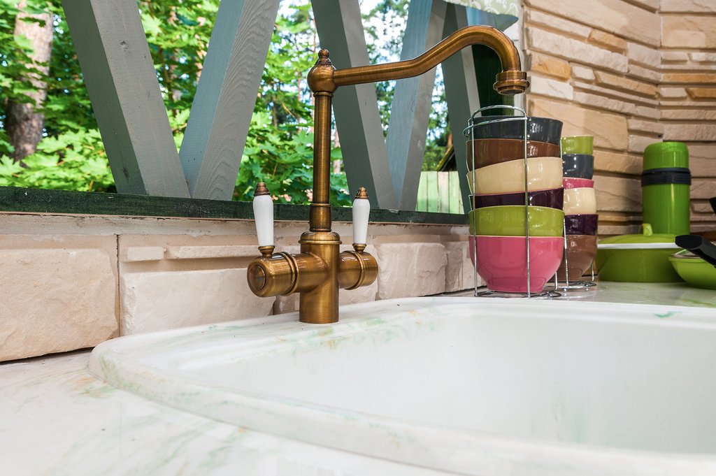 Смеситель Omoikiri Tottori AB для кухонной мойки 4994009 - 1