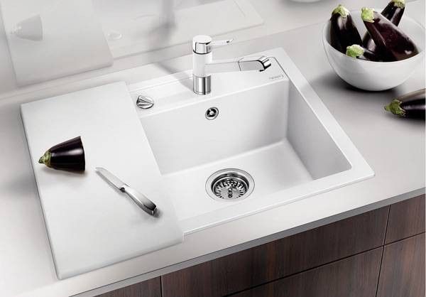 Мойка из гранита Blanco Dalago белый  518524 - 2