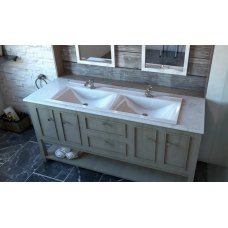 Мебельная раковина Stella Polar Pulsus 140 белый 4627173210379 - 1