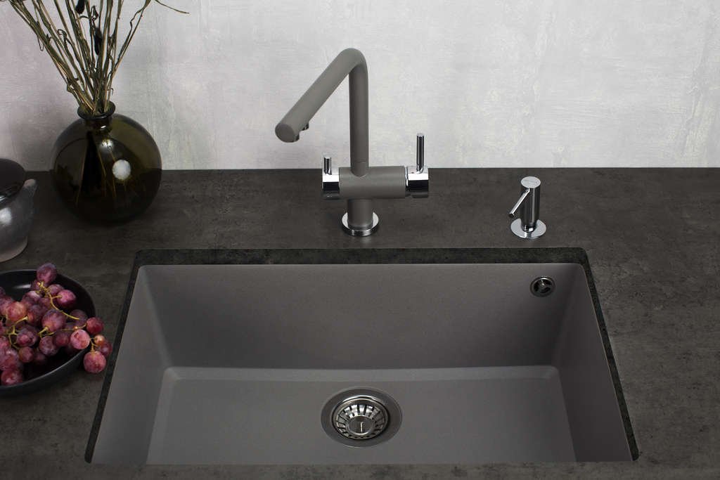 Мойка кухонная Omoikiri Tedori 66-U платина 4993979 - 1