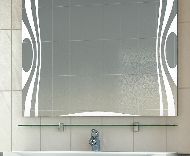 Стеклянная полка 70 ПЛК-700х120х8 - 1