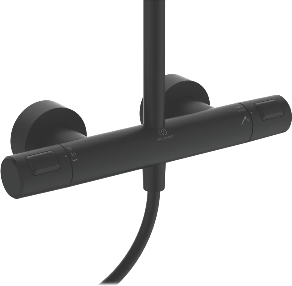 Душевая стойка Ideal Standard Ceraterm T25 A7545XG silk black - 4