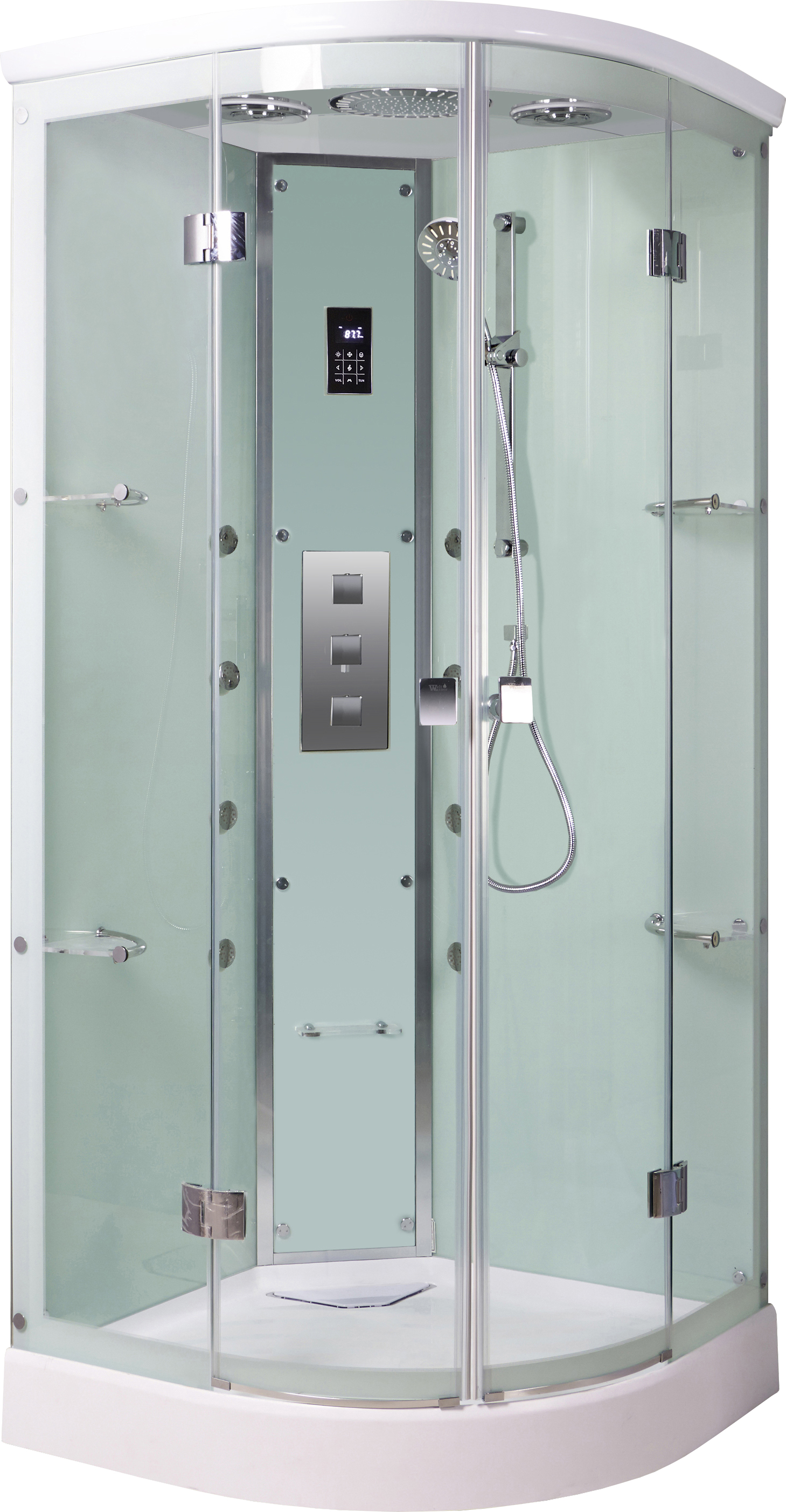 Душевая кабина WeltWasser WW1000 Waise 90x90 хром  10000001665 - 0