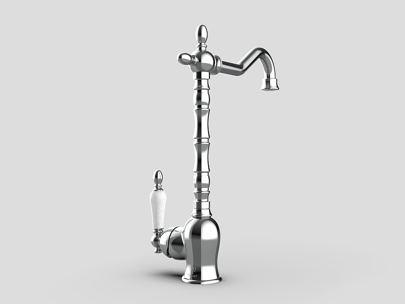 Смеситель для кухни GPD Retro хром MTE180 - 7