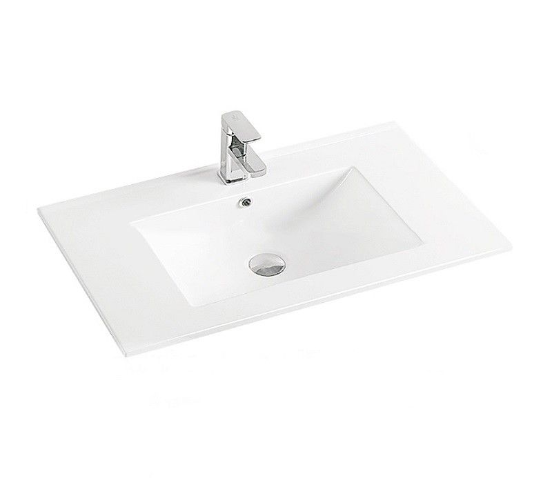Раковина встраиваемая CeramaLux N 76 см белый  9075Е - 1