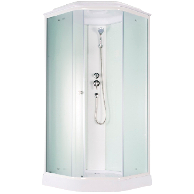 Душевая кабина Parly Penta 90х90 хром стекло матовое P911F - 0