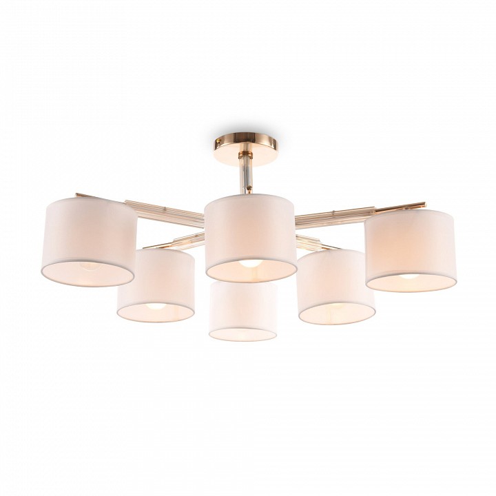 Люстра на штанге Freya Pipe FR5386CL-06G - 1