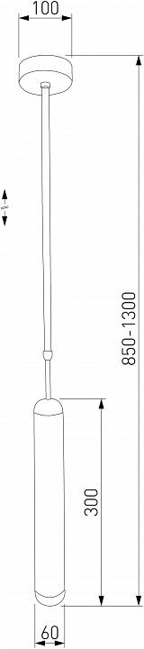 Светильник на штанге Eurosvet Pacific 50255/1 черный - 2