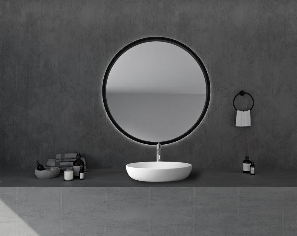 Раковина накладная Abber Stein 60х40 белый матовый AS2619 - 1