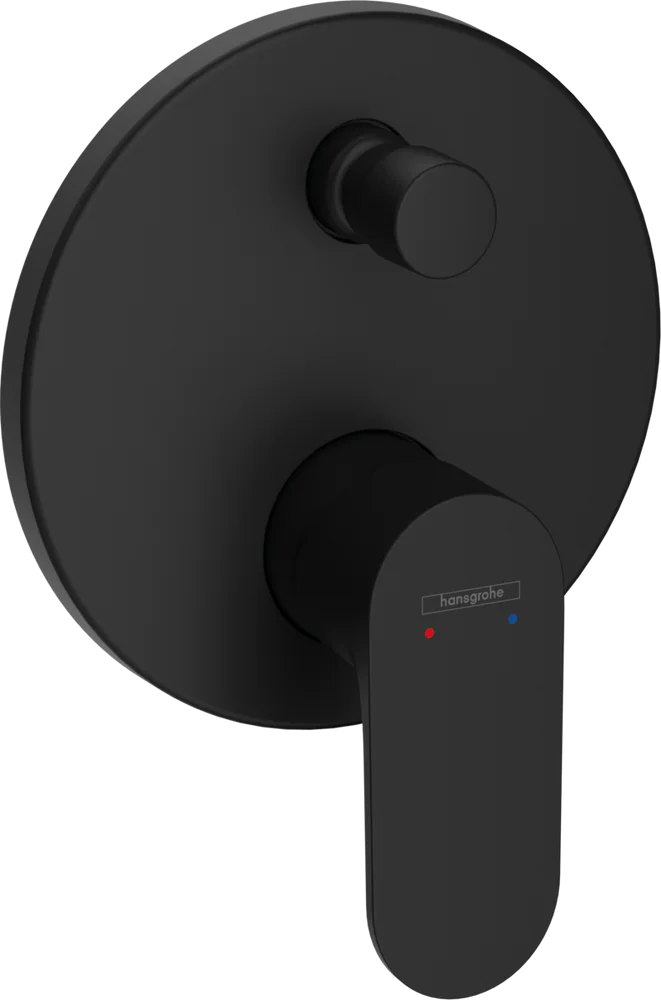 Смеситель для ванны с душем Hansgrohe Rebris S черный матовый 72466670 - 0