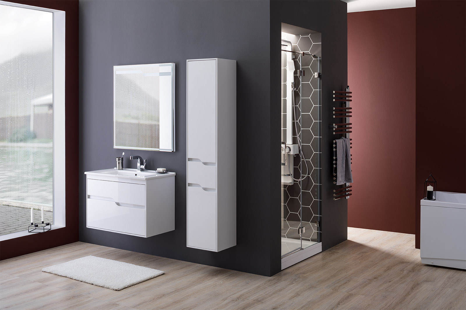 Шкаф-пенал Aquanet Модена 35 196967 - 6