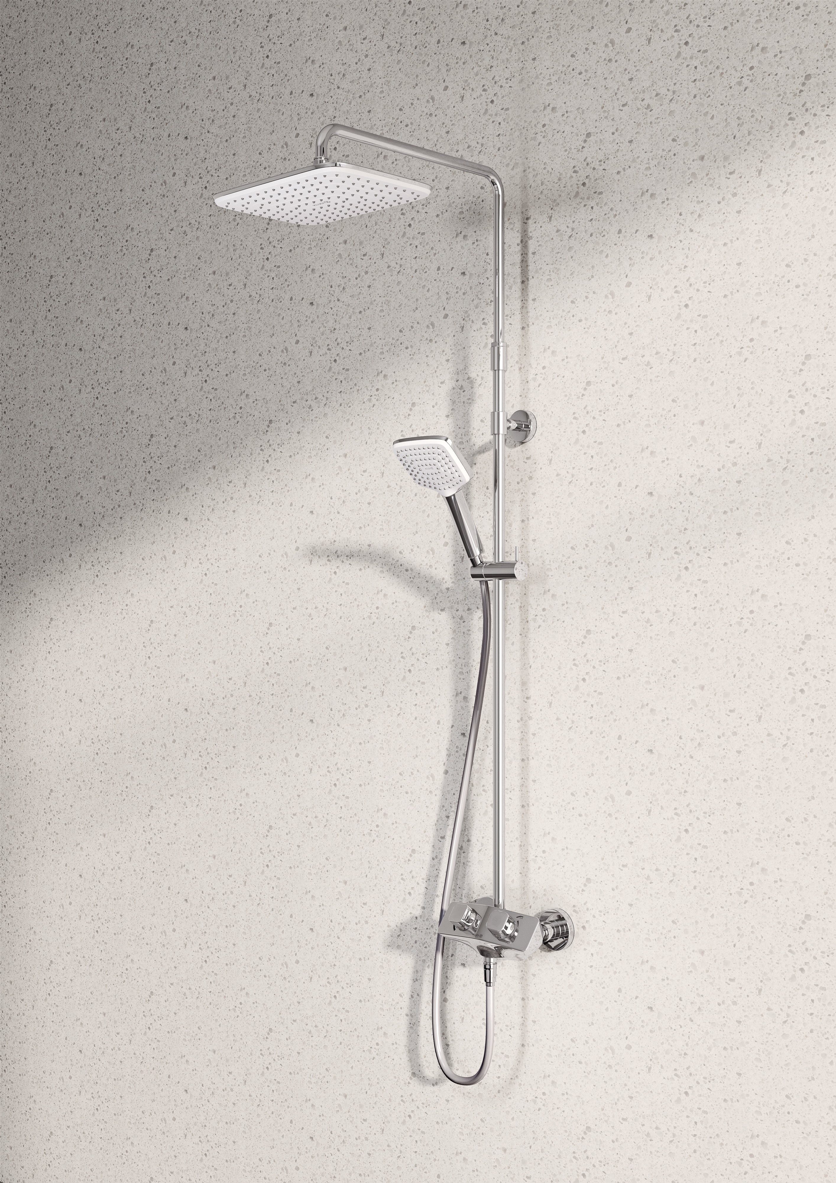 Душевая стойка Kludi Cockpit Explorer 8005005-00 c термостатом - 2