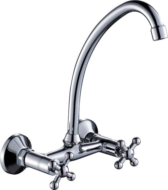 Смеситель для кухонной мойки Rossinka  хром  G02-73 - 0