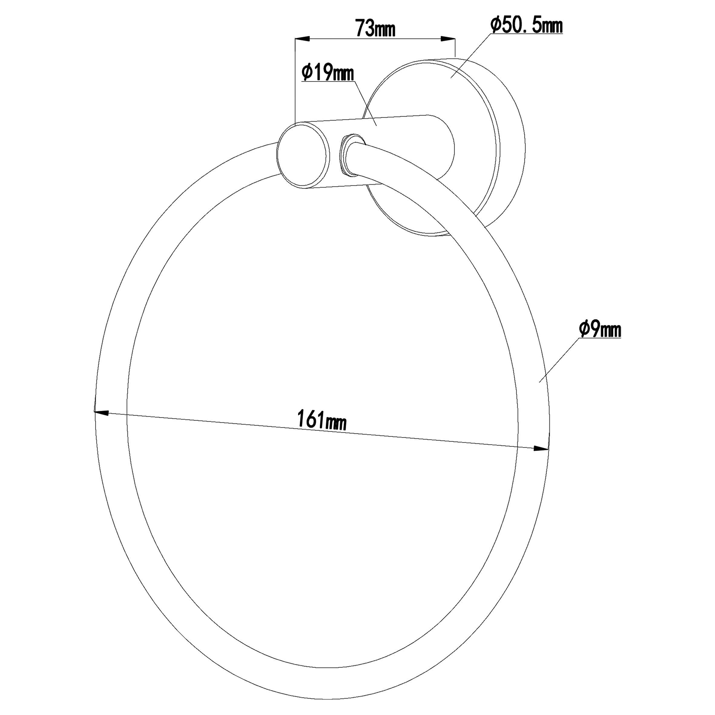 Swedbe Attribut Полотенцедержатель 9803 - 3