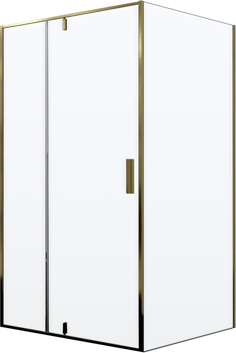 Душевой уголок WasserKRAFT Aisch 120x80 профиль золото стекло прозрачное 55P06 - 1