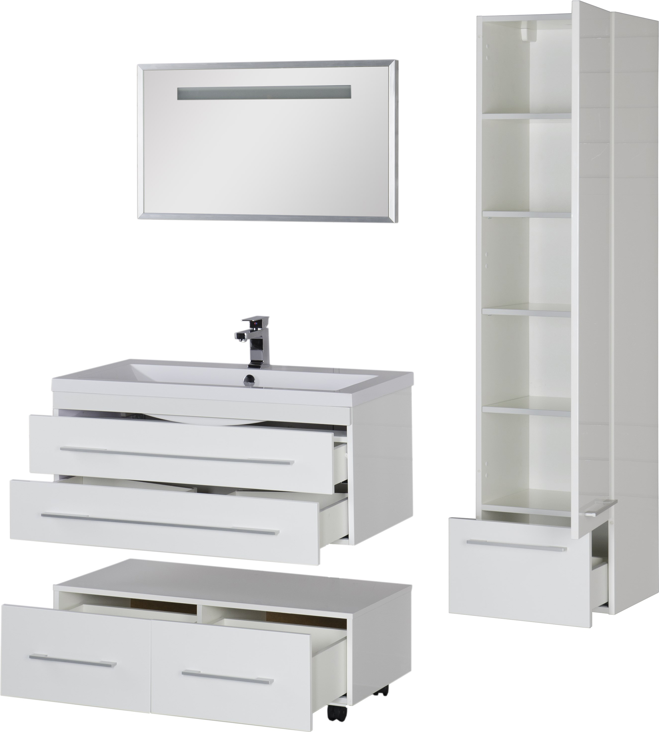 Мебель для ванной Aquanet Нота 100 белая 171496 - 31