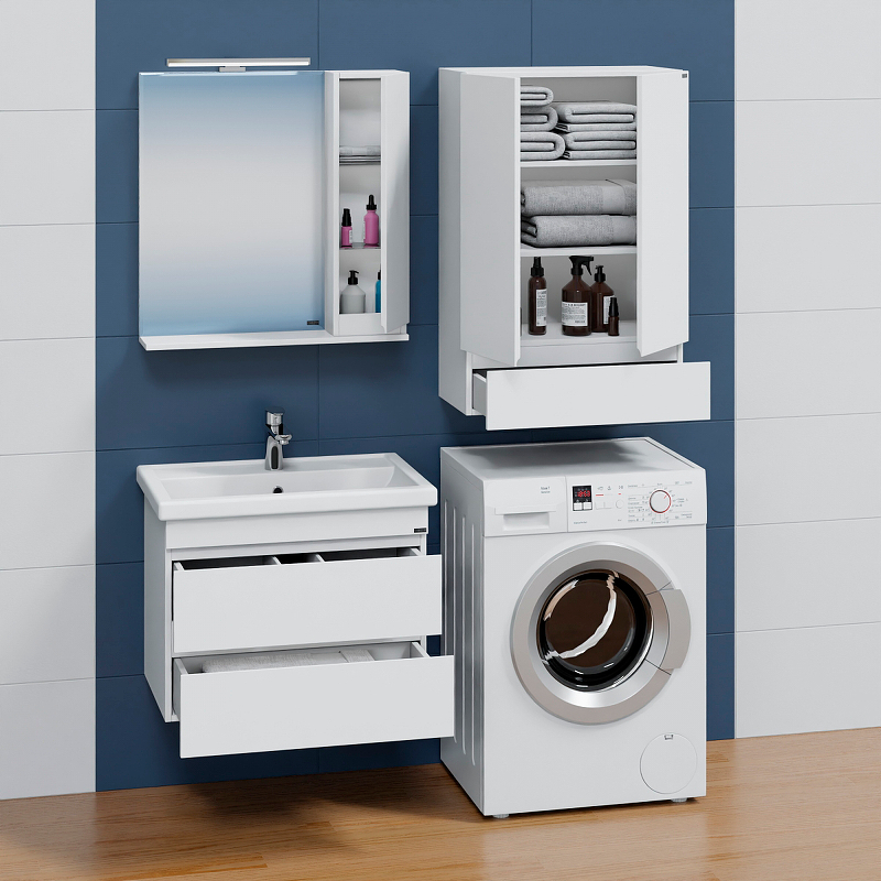 Комплект мебели Санта Марс 70 белый - 1