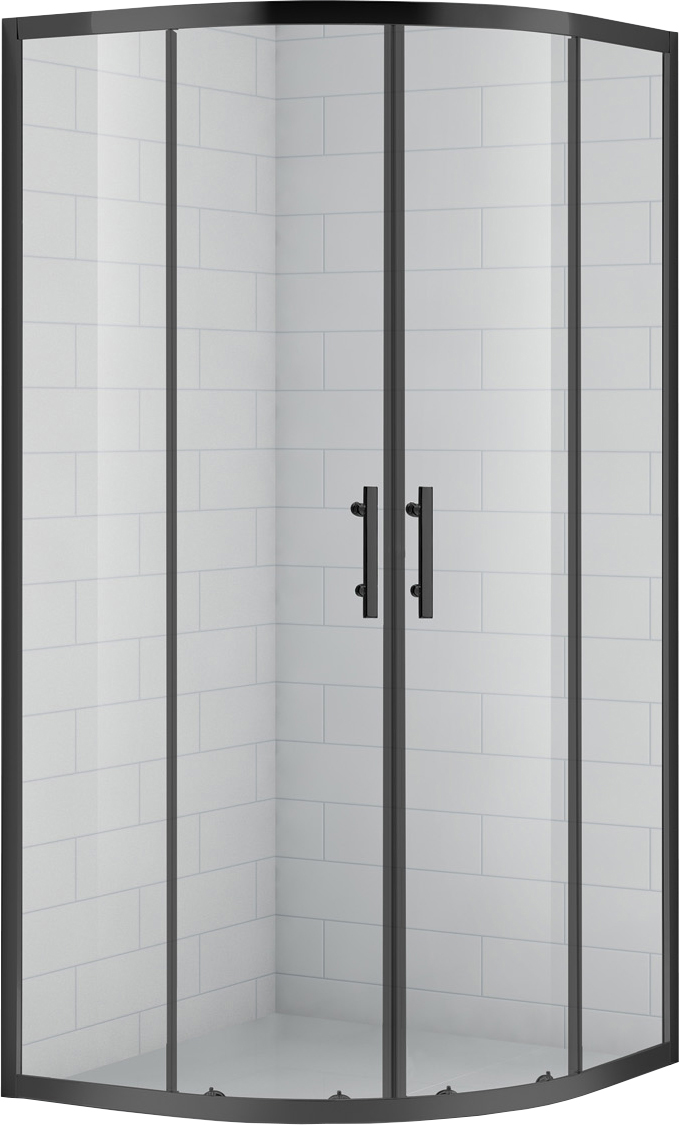 Душевой уголок Cezares Eco O R 2 90 C NERO ECO-O-R-2-90-C-NERO - 2