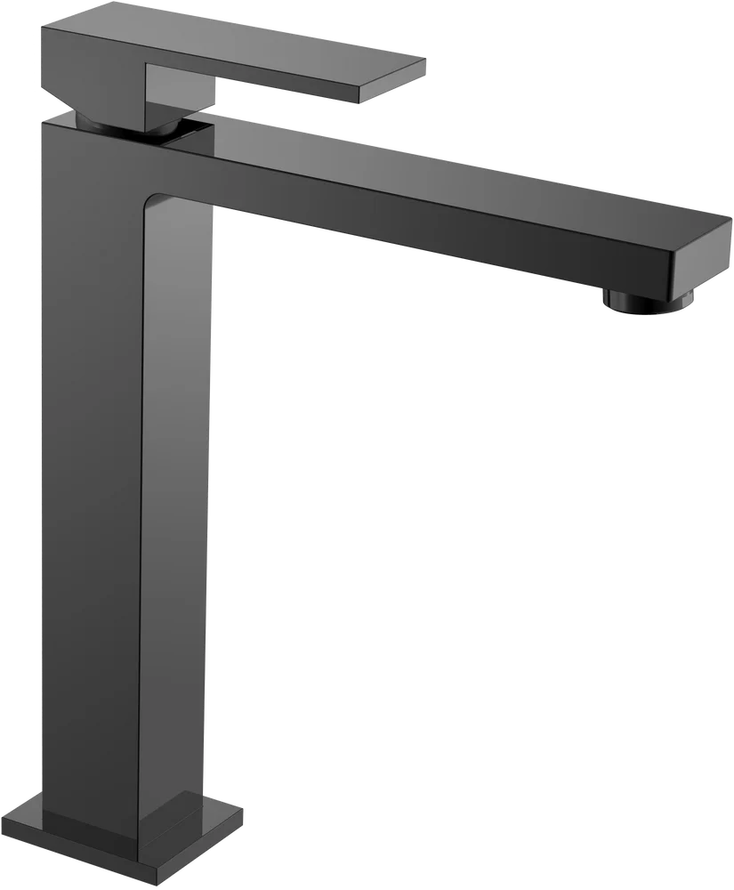 Смеситель для раковины Boheme Qubic сталь глянцевый 472-SGM - 0
