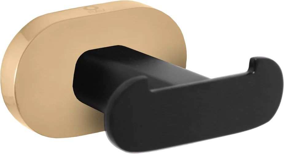 Крючок двойной Rav Slezak Yukon черный - золото YUA0102CMATZ - 0