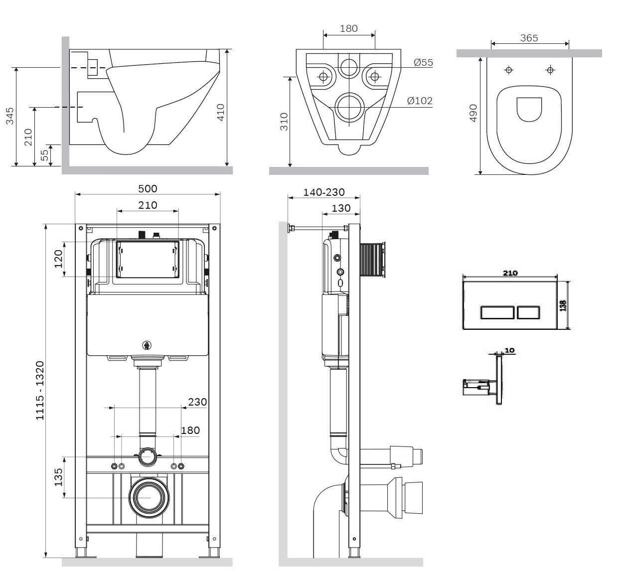 IS47051.701738 Инсталл с клав Pro S глянц хром с подв унит Spirit V2.0 с сид м/лифт - 8