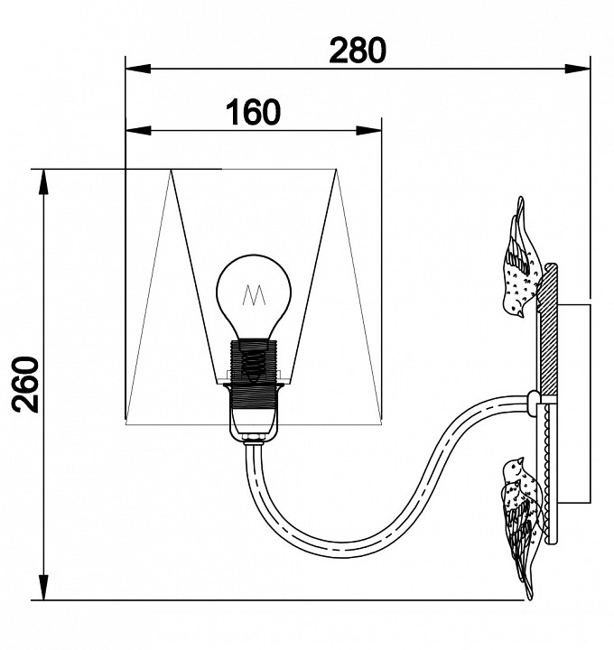 Бра Maytoni Bouquet ARM023-01-S - 1