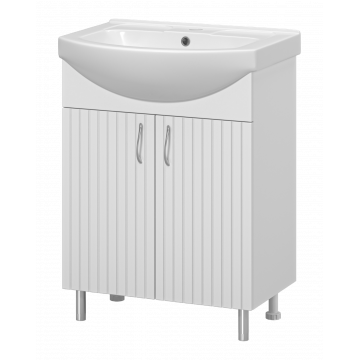 Тумба под раковину Misty Изео 65 белая Э-Изе01065-021Н - 0