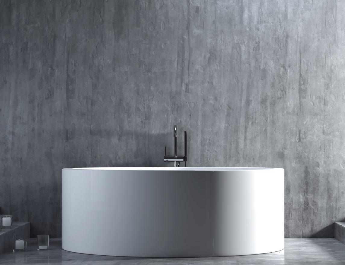 Ванна из искусственного камня Salini Isola 200x200 101111M S-Sense, матовый - 3